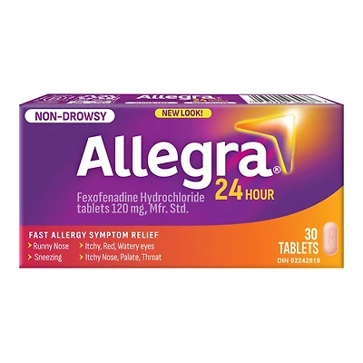 Allegra 24 Hour Allergies Tablets - 30's