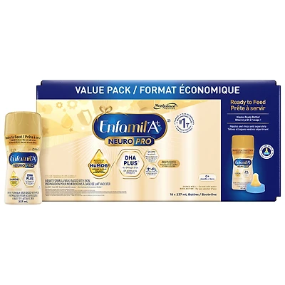 Enfamil A+ NeuroPro Infant Formula Ready to Feed Bottles - 237ml