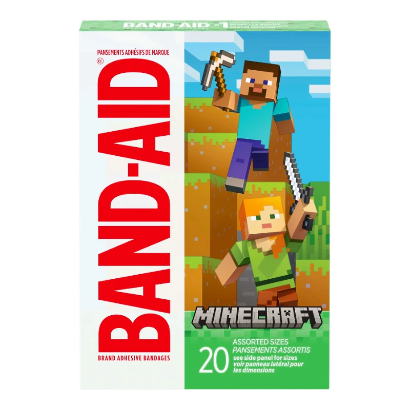 JJ BAND-AID DECO MINECRAFT 20'S