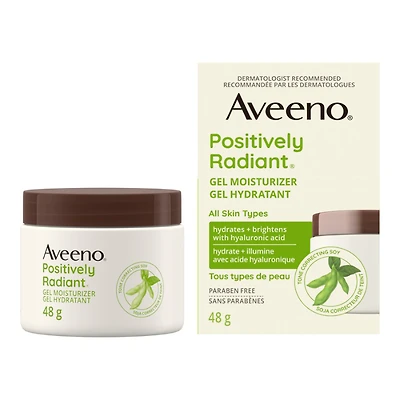 Aveeno Positively Radiant Gel Moisturizer - 48g
