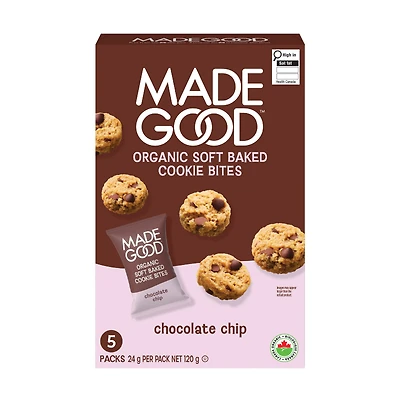 MadeGood Soft-Baked Mini Cookies - Chocolate Chip - 5x24g