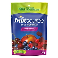 Sun-Rype Fruit source Mini-Bites - Apple Mixed Berry - 170g