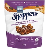 Snappers Caramel Pretzel Treat - Dark Chocolate Sea Salt - 170g