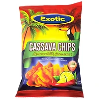 EXOTIC CASSAVA CHIPS LEMON 150G