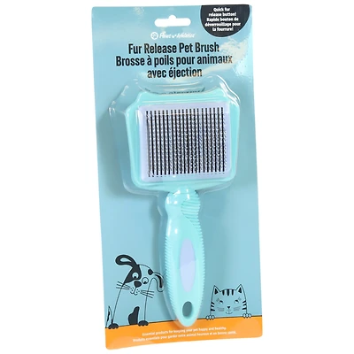 P/A FUR RELEASE PET BRUSH in Blue