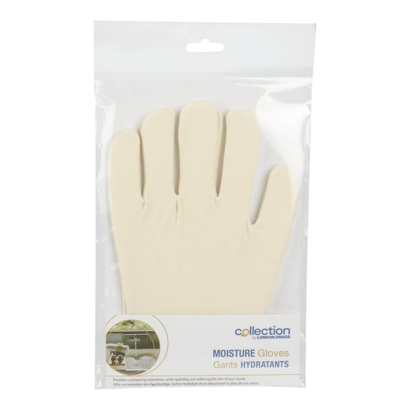 COLLECTION MOISTURE GLOVES in Beige