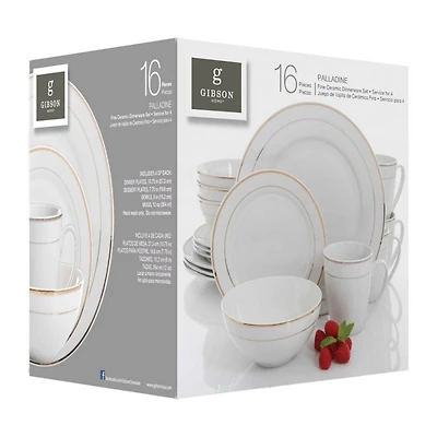 GIBSON HOME CERAMIC D/W SET