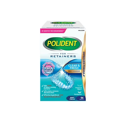 POLIDENT RETAINERS 96'S