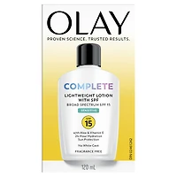 Olay Complete All Day UV Moisturizer Lotion - Sensitive Skin - Fragrance Free - 120ml 
