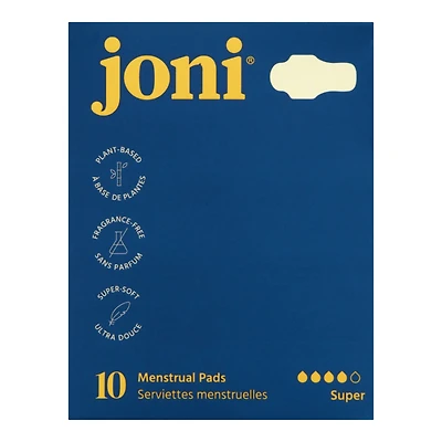 Joni Sanitary Pads - Super - 10's