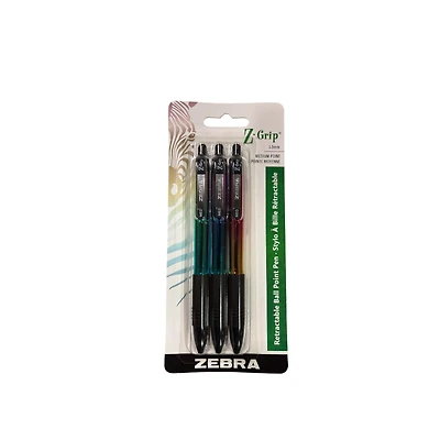 ZEBRA Z-GRIP METALLIC BP in Black