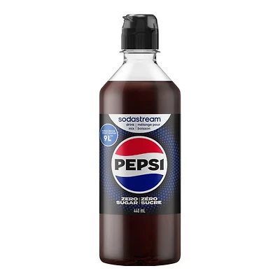 SodaStream Drink Mix - Pepsi Zero Sugar Flavour - 440ml