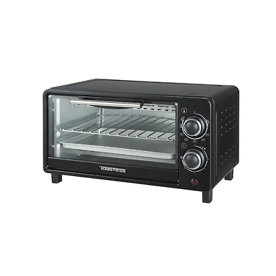TOASTESS S/S TOASTER OVEN in Black