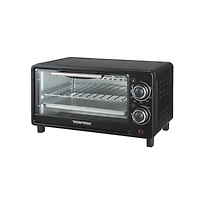 TOASTESS S/S TOASTER OVEN in Black