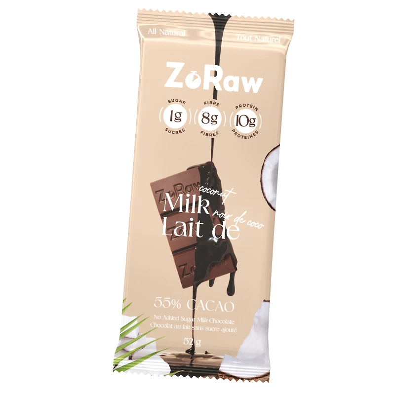 ZORAW BAR COCONUT MILK 52G