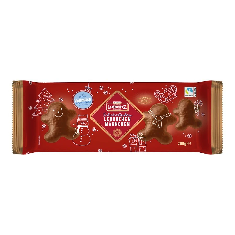 LAMBERTZ G/BREAD MAN MILK 200G