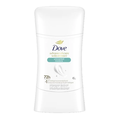 Dove Go Sleeveless Unscented Antiperspirant Stick - 45g
