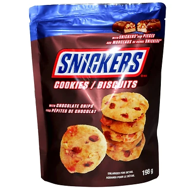 SNICKERS CHOC CHIP COOKIES 198G