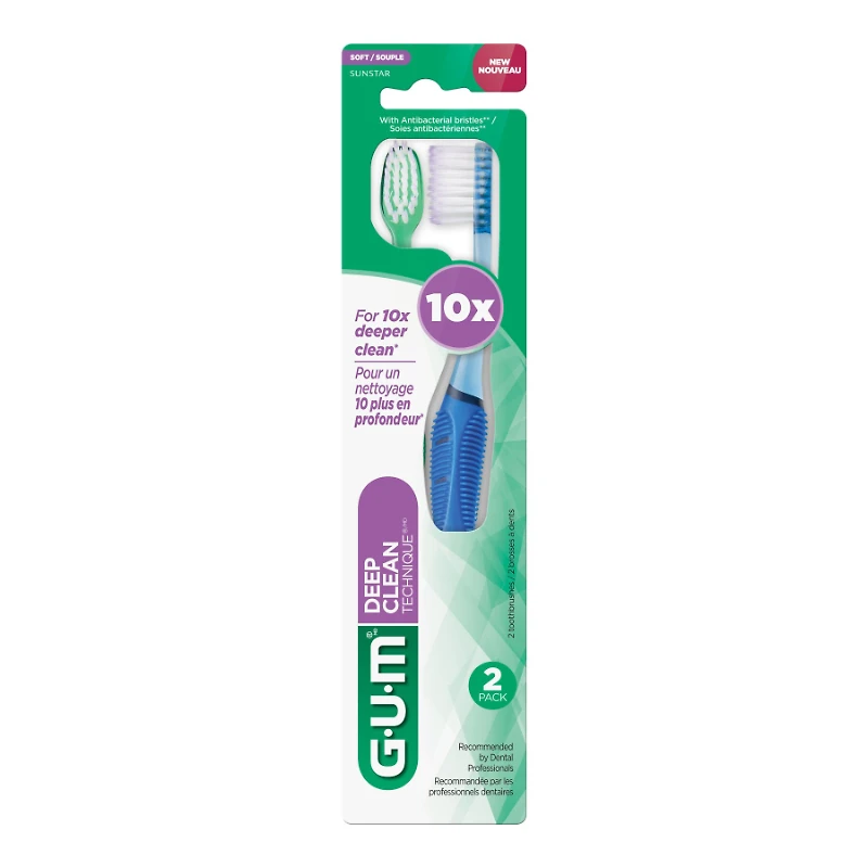 GUM TB TECH DEEP CLEAN 2'S SOFT