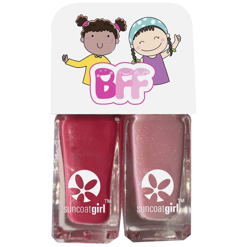 SUNCOAT GIRL DUO NAIL KIT SWEETIES in Pink