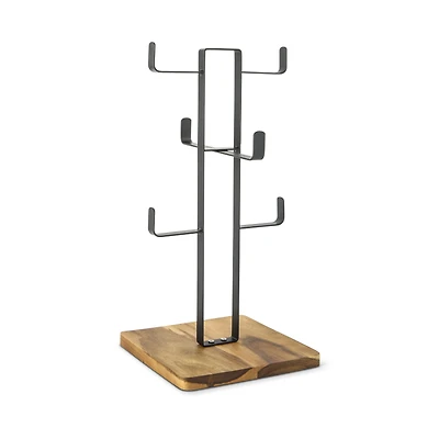 BROOKLYN STEEL MUG TREE in Black
