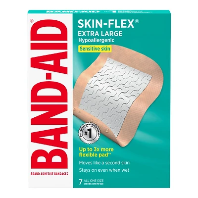 BAND-AID Skin-Flex Bandages - Extra Large - 7's
