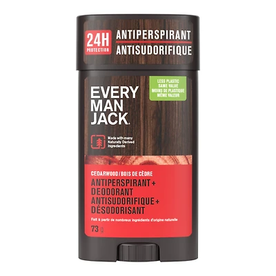 Every Man Jack Antiperspirant+Deodorant - Cedarwood - 73g