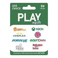 Any Card Play IA $50 Gift Card