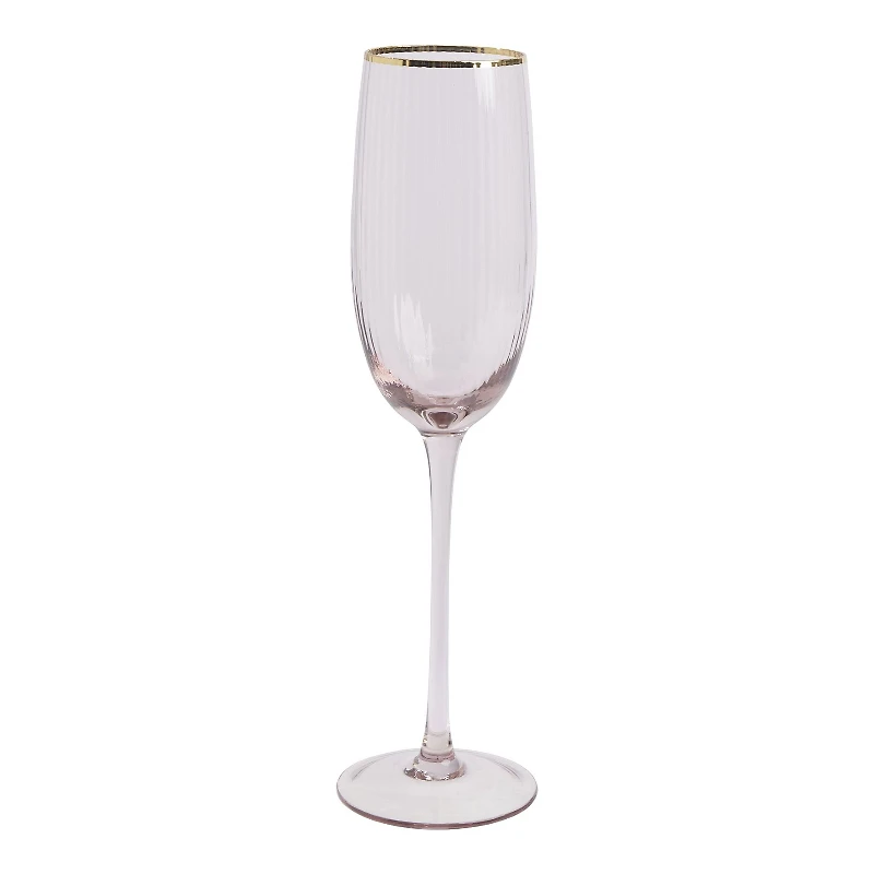 BROOKLYN STEEL RIM FLUTE in Gold