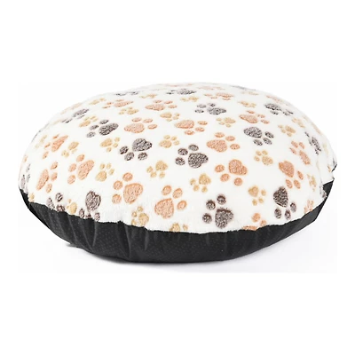 LAZY TAILS ROUND PET BED PAW