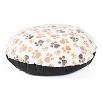 LAZY TAILS ROUND PET BED PAW