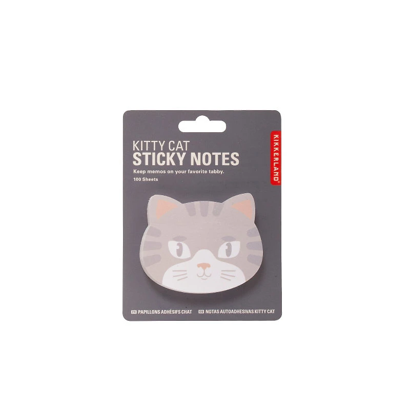 Kikkerland Kitty Cat Sticky Notes