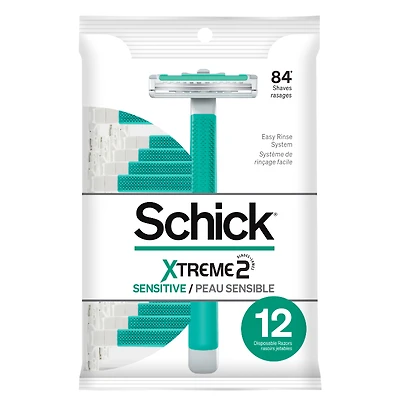 Schick Xtreme2 Sensitive Razors - 12s