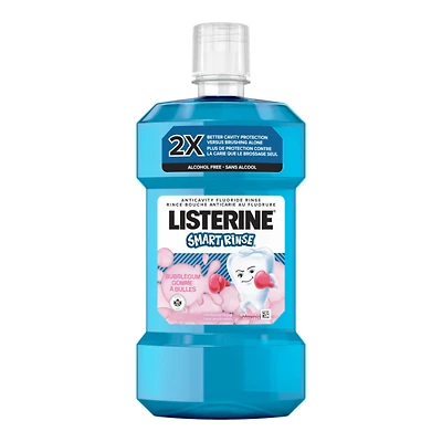 Listerine Smart Rinse Mouthwash - Bubblegum - 500ml