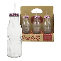 Coca-Cola Glass Bottle Set - 6 piece / 15oz