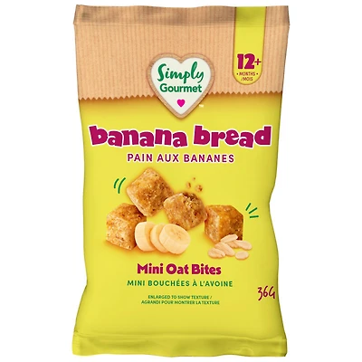 S/GOURMET OAT BITES BN/BREAD 36G