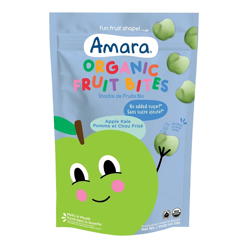 AMARA APPLE/KALE FRUIT BITES 23G