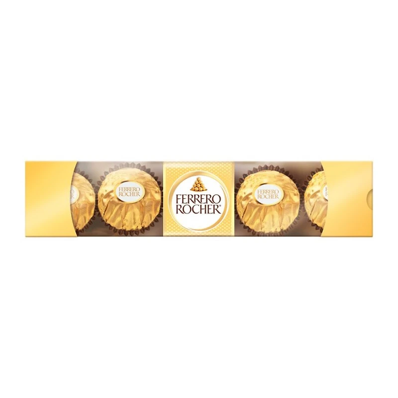 Ferrero Rocher Fine Hazelnut Milk Chocolate - 5 piece / 62.5g