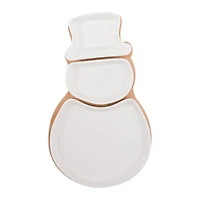 SCO SNOWMAN PLATE