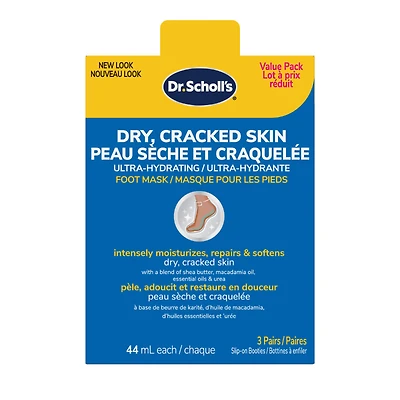 Dr. Scholl's Ultra Hydrating Foot Mask - 3 pairs