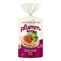 Plum-m-Good Organic Rice Cakes - Brown Rice with Chia - 95g