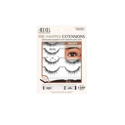 ARDELL PRE MAPPED EXT WISPY in Black