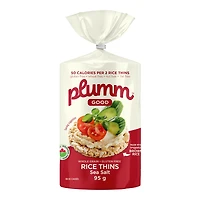 Plum-M-Good Organic Rice Thins - Salted - 12s