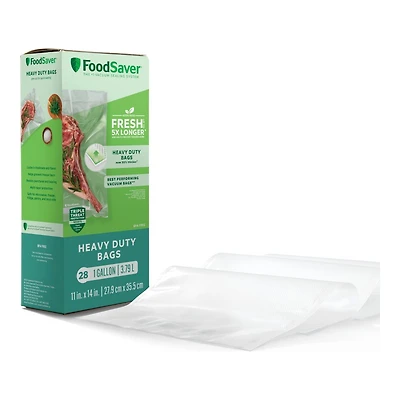 FOODSAVER H/D PRE CUT BAGS in White