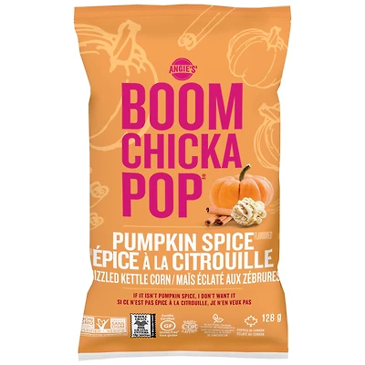 Angie's Boomchickapop Popcorn - Pumpkin Spice & Drizzled Kettle Corn - 128g