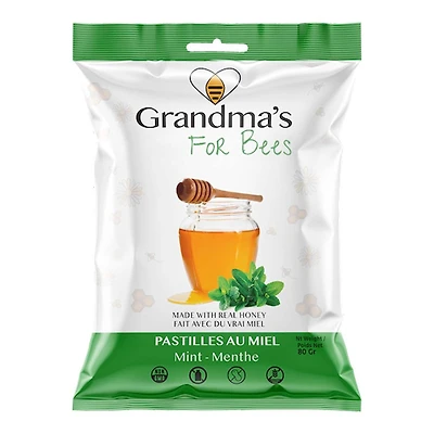 GRANDMAS HONEY DROPS 80G in Mint