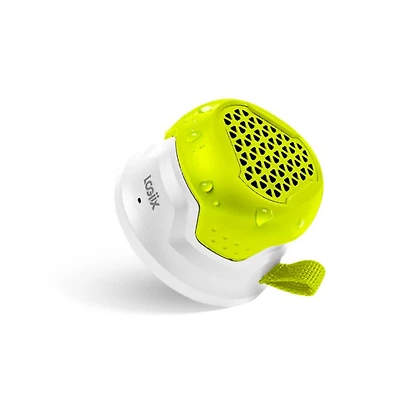LOGiiX Blue Piston Active Portable Bluetooth Speaker in White/Green Size Dark