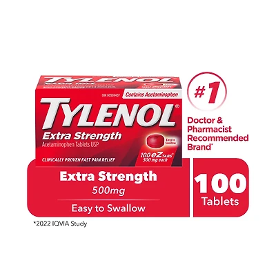 Tylenol* Extra Strength EZ Tablets - 100s