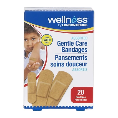WELLNESS GENTLE CARE BANDAGE 20S