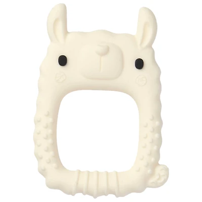LouLou White Teether in Rhino